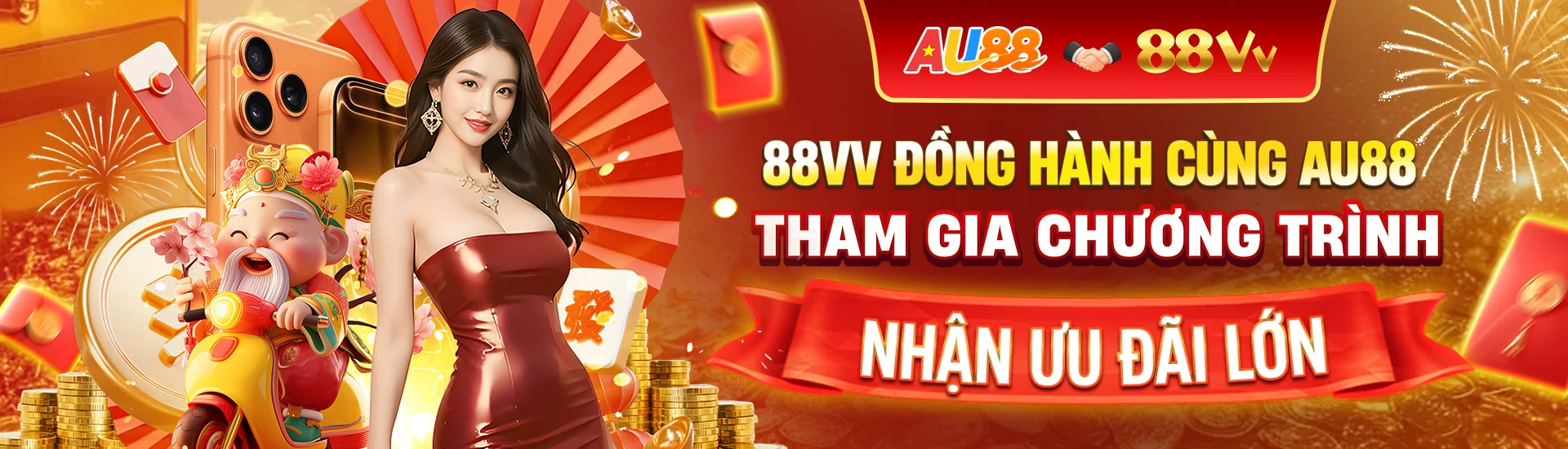 Banner giới thiệu nội dung giải trí 88VV